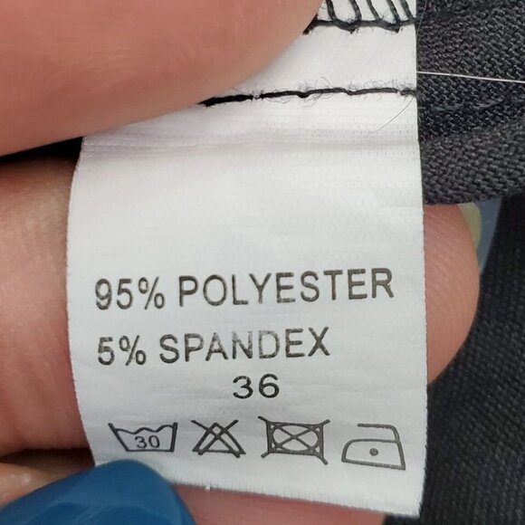 Black Flared Mini Skater Skirt 8/10 Grommet Waist Stretchy Y2K Gothcore Preppy - Picture 9 of 13